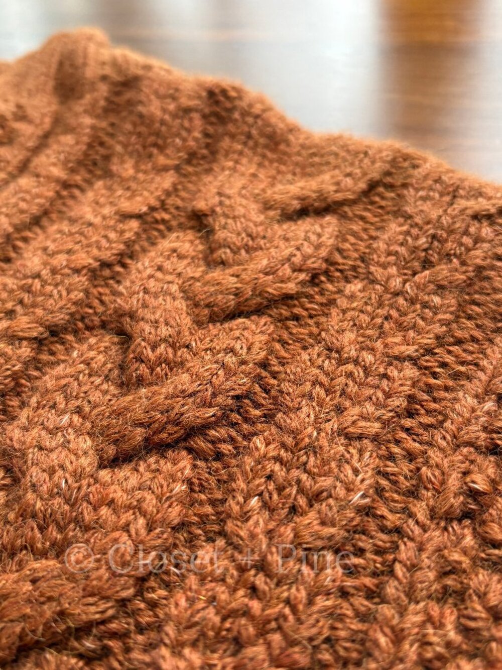 Doen‎ Skye Cardigan Sweater in Cinnamon Brown Size XS Small Alpaca Wool Blend - Picture 10 of 17